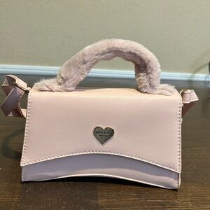 Olivia & Kate Pink Mini Bag with Plush Handle